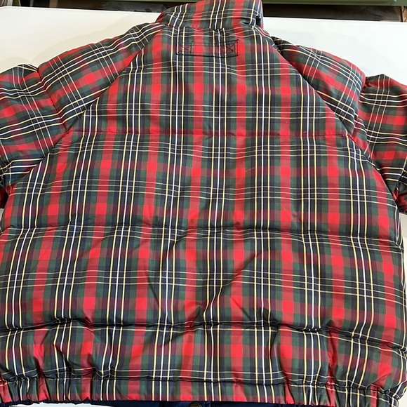 Braetan - vintage plaid, duck down puffer, M - Picture 2 of 14